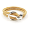 Tan Cork Silver Open Hook Bracelet